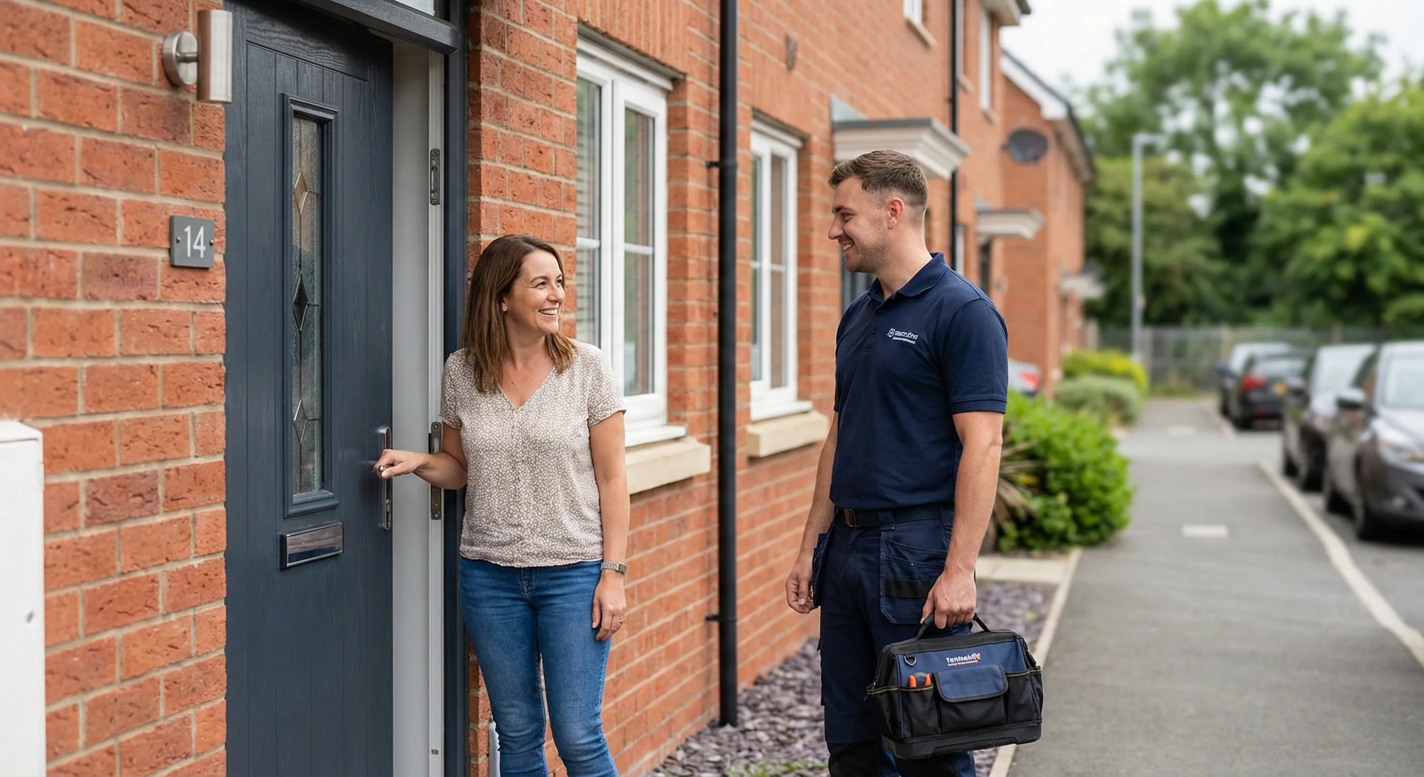 Mobile repair service in action