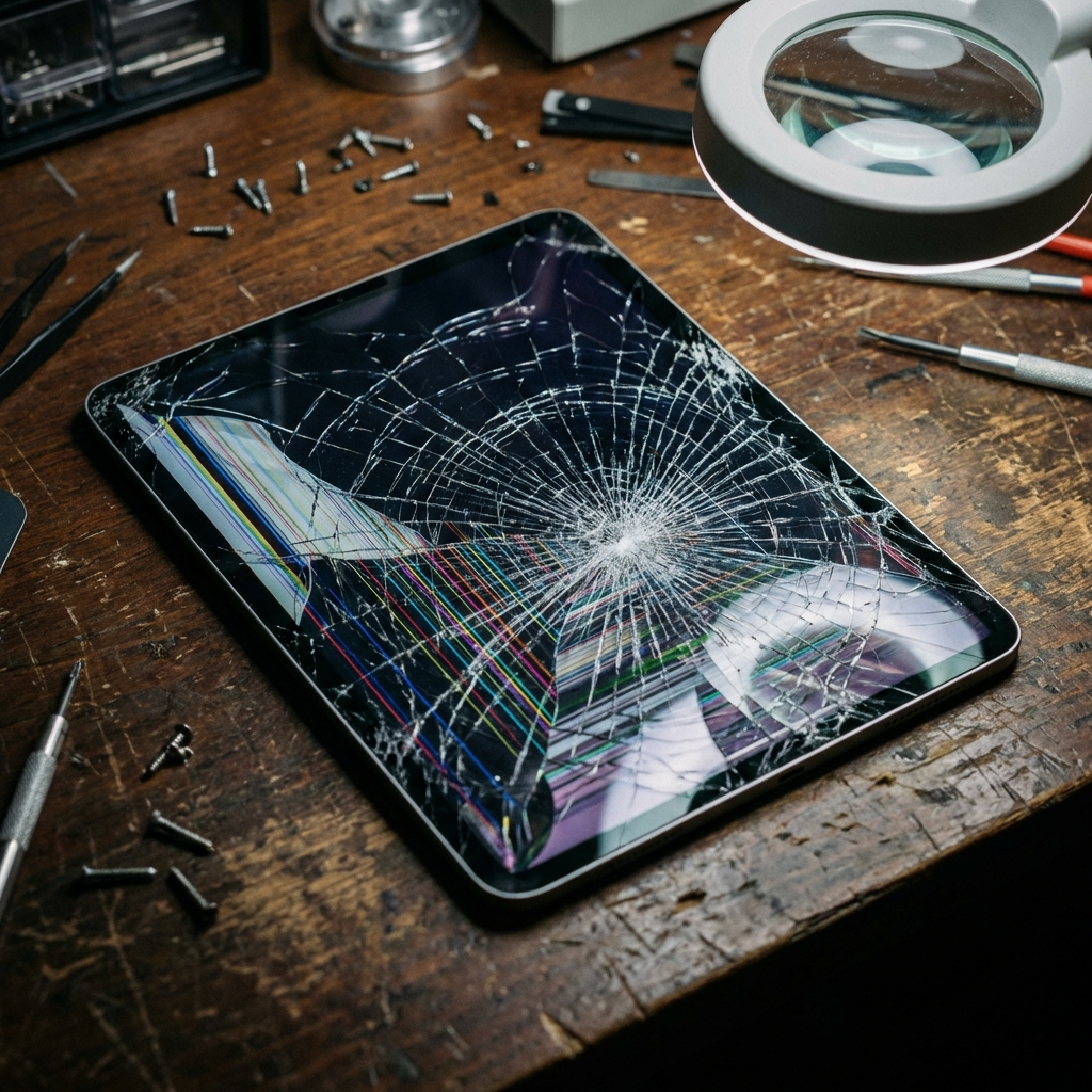 iPad Pro Cracked - Before